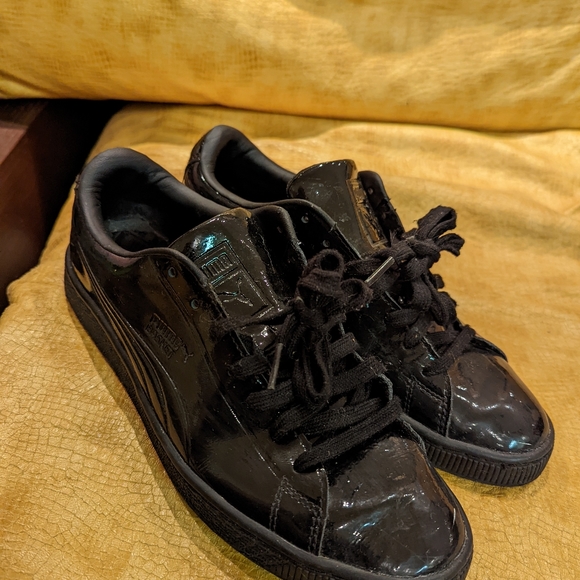 Puma Clyde wraith pack black gloss - men size 8.5 - Picture 5 of 9